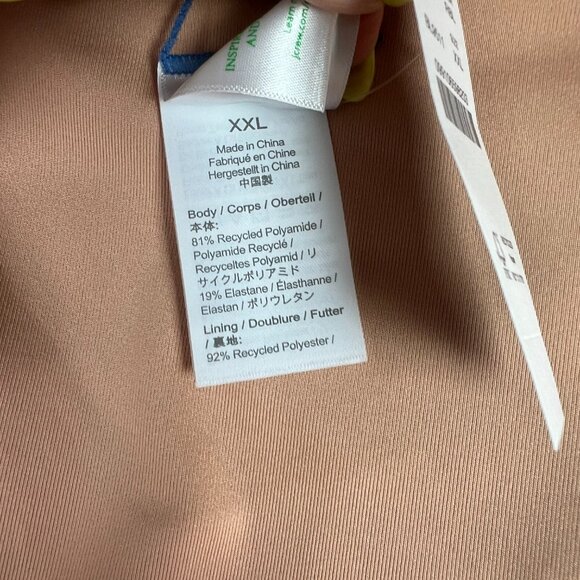 NWT J. Crew Ribbed High-Rise Cheeky Bikini Bottom Blue Size XXL NEW - Picture 7 of 11